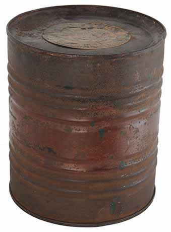 Vintage Laflin & Rand Hercules Black Powder Container, 
6 pound keg, empty