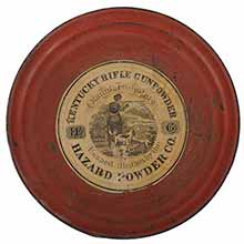 Vintage Hazard Powder Co. Kentucky Rifle Black Powder Container, 
10 pound keg, FFg, empty