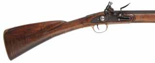  French Rifled Fusil Fin , .54 caliber, 42" octagon-to-round barrel, flintlock, maple, brass trim, used