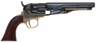 Colt 1862 Pocket Police Revolver,
.36 caliber, 5-1/2" barrel,
five shot cylinder, blued, walnut,
new, in factory box, by Aldo Uberti