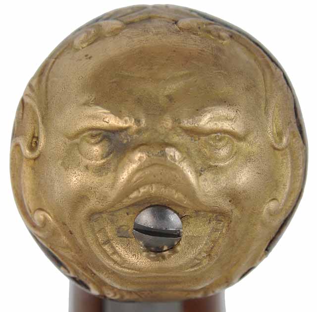Queen Anne Screw Barrel Pistol,
.54 caliber,  6-1/4" screw barrel,
flintlock, walnut, brass furniture, 
new, by Ken Brady