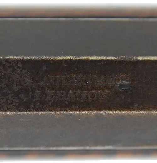 Antique Halfstock Rifle,
.36 caliber, 35-1/2" barrel,
percussion, maple, brass,
marked J.G. Aulenbach, Lebanon