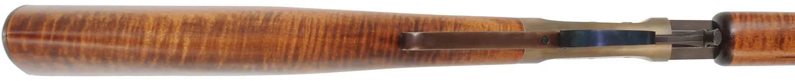 Underhammer Rifle,
.54 caliber, 31" swamped Rice barrel,
percussion, curly maple, iron trim, 
new, by R. Mills