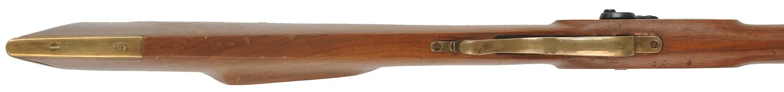T/C Seneca Rifle,
.36 caliber, 27" barrel,
percussion, walnut, brass, 
used by Thompson Center Arms