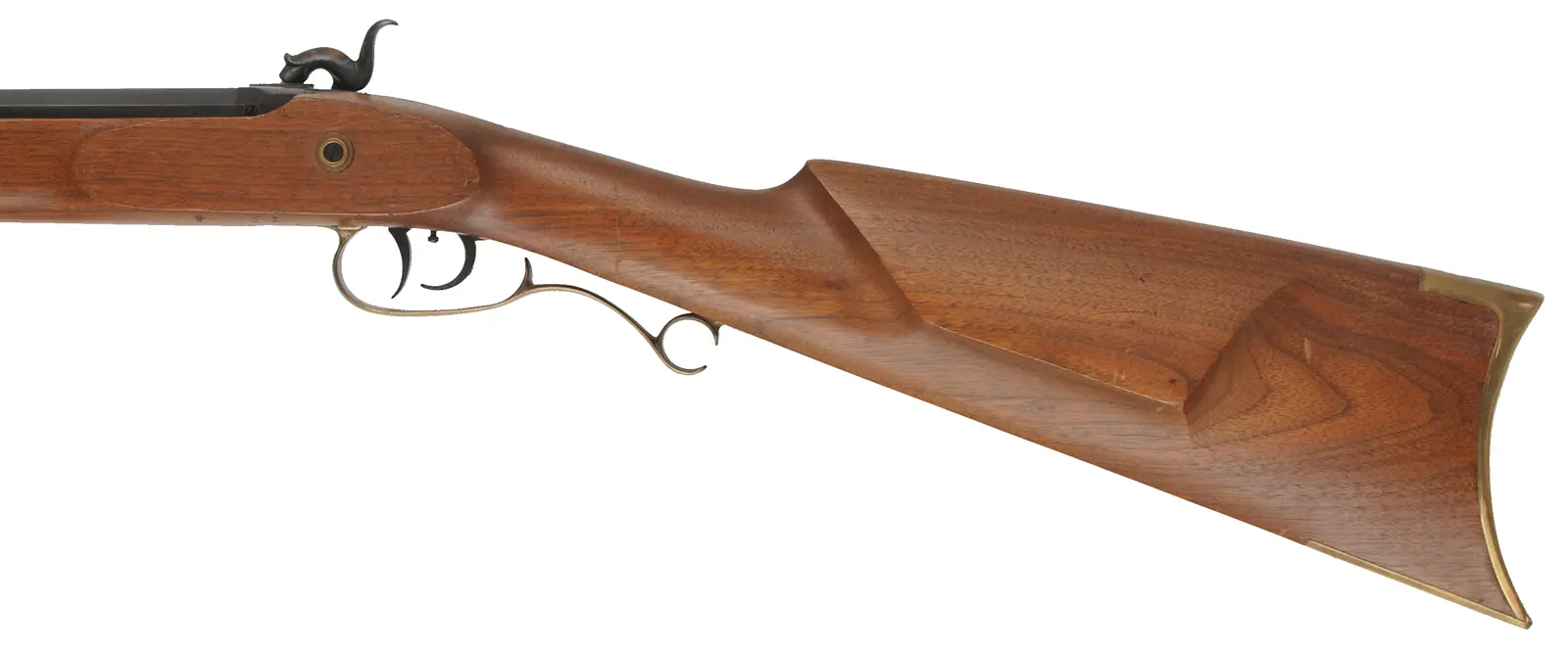T/C Seneca Rifle,
.36 caliber, 27" barrel,
percussion, walnut, brass, 
used by Thompson Center Arms