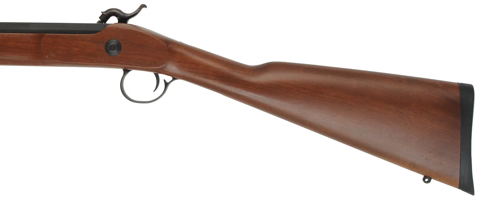 T/C White Mountain Carbine,
 .54 caliber, 21" octagon-to-round barrel, 
percussion, walnut, iron, 
used by Thompson Center Arms