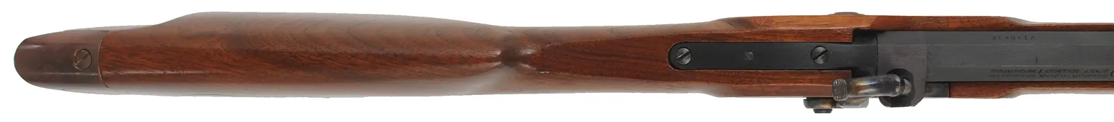 Thompson Center Hawken,
.45 caliber, 28" barrel,
percussion, walnut, brass,
from a kit, used, by Thompson Center Arms Thompson Center Hawken,
.45 caliber, 28" barrel,
percussion, walnut, brass,
from a kit, used, by Thompson Center Arms