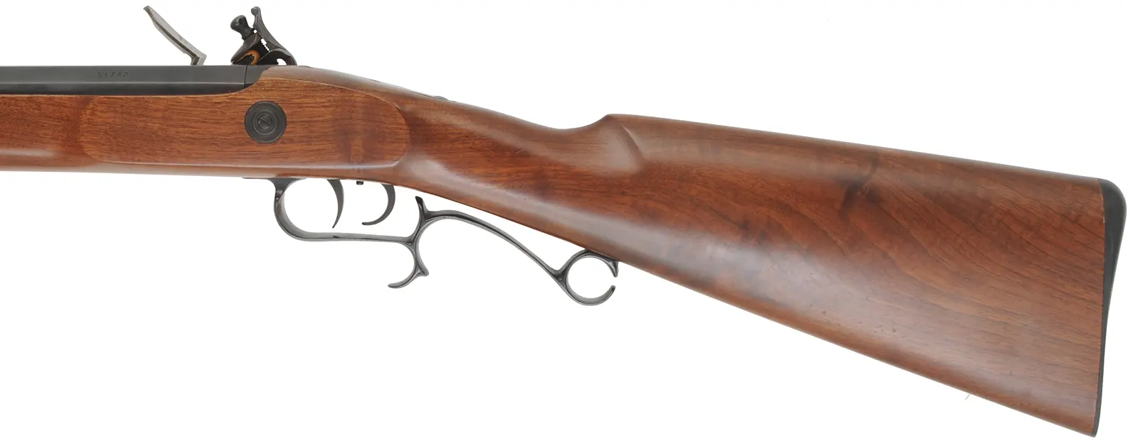 T/C Renegade Rifle,
.54 caliber, 26" barrel,
flintlock, walnut, iron, patridge sights,
used by Thompson Center Arms T/C Renegade Rifle,
.54 caliber, 26" barrel,
flintlock, walnut, iron, patridge sights,
used by Thompson Center Arms