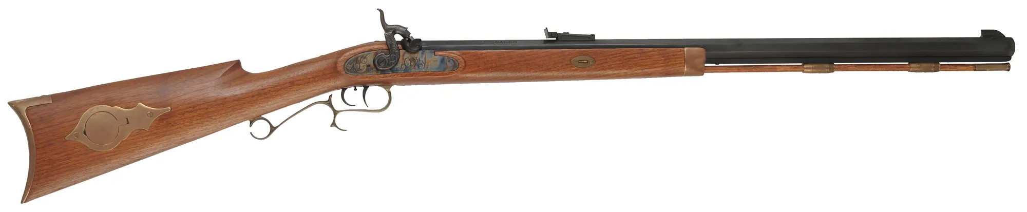 Thompson Center Hawken,
.50 caliber, 28" barrel,
percussion, walnut, brass,
used, by Thompson Center Arms