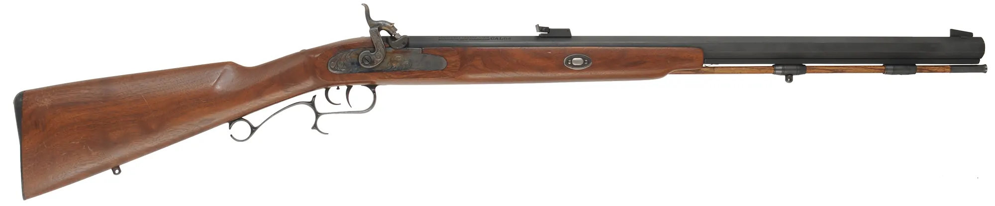 T/C Renegade Rifle,
.54 caliber, 26" barrel,
percussion, walnut, iron, patridge sights,
used, by Thompson Center T/C Renegade Rifle,
.54 caliber, 26" barrel,
percussion, walnut, iron, patridge sights,
used, by Thompson Center