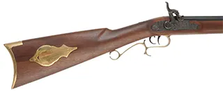T/C Hawken Rifle,
.50 caliber,  28" barrel,
percussion, walnut, brass, 
used by Thompson Center Arms