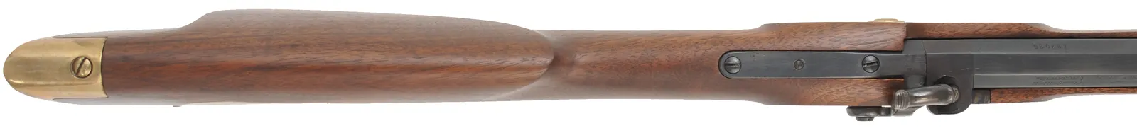 T/C Hawken Rifle,
.50 caliber,  28" barrel,
percussion, walnut, brass, 
used by Thompson Center Arms