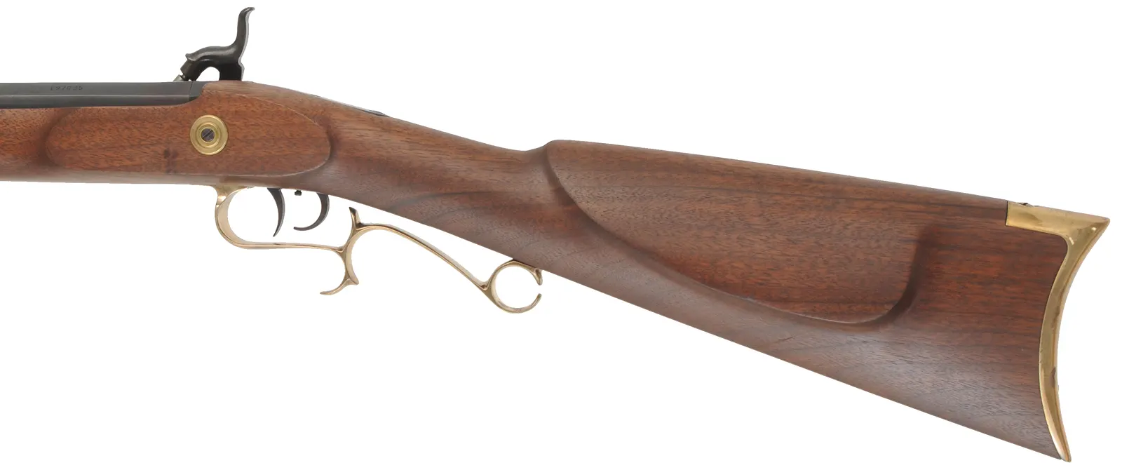 T/C Hawken Rifle,
.50 caliber,  28" barrel,
percussion, walnut, brass, 
used by Thompson Center Arms