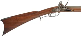 Southern Mountain Rifle,
.36 caliber,  46" Rice swamped barrel,
Chambers' Ketland lock, walnut, iron trim, used