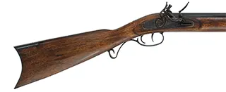 Lyman Great Plains Rifle,
.50 caliber, 32" barrel,
flintlock, walnut, iron, used 