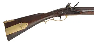 Reading, Pennsylvania Smoothrifle,
20 gauge, 42" octagon-to-round barrel, 
flintlock, maple, brass,
new, by G. Rasche