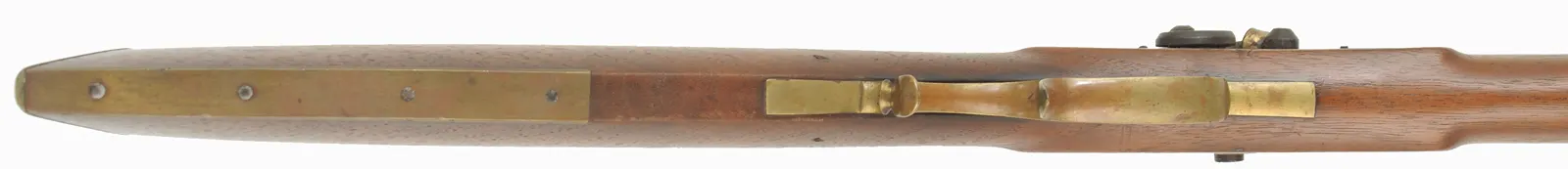 Antique Halfstock Rifle,
.43 caliber, 42" barrel,
percussion, walnut, brass
