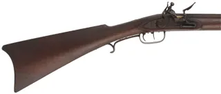 Southern Mountain Rifle
.45 caliber, 42" Green Mountain barrel,
walnut stock, iron trim, Siler flintlock,
used, by Brian Anderson