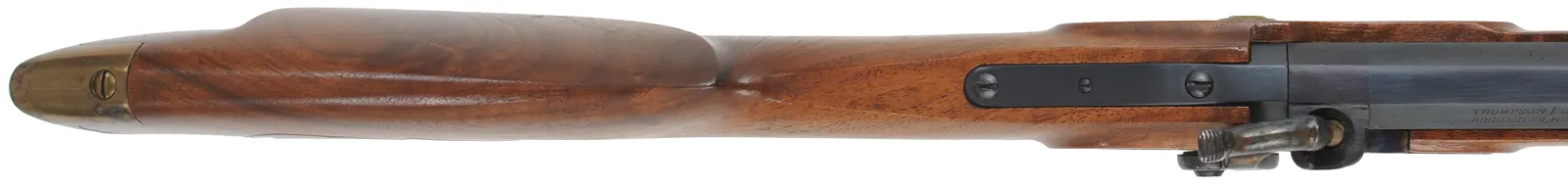 Thompson Center Hawken,
.54 caliber, 28" barrel,
percussion, walnut, brass,
from a kit, used, by Thompson Center Arms Thompson Center Hawken,
.54 caliber, 28" barrel,
percussion, walnut, brass,
from a kit, used, by Thompson Center Arms