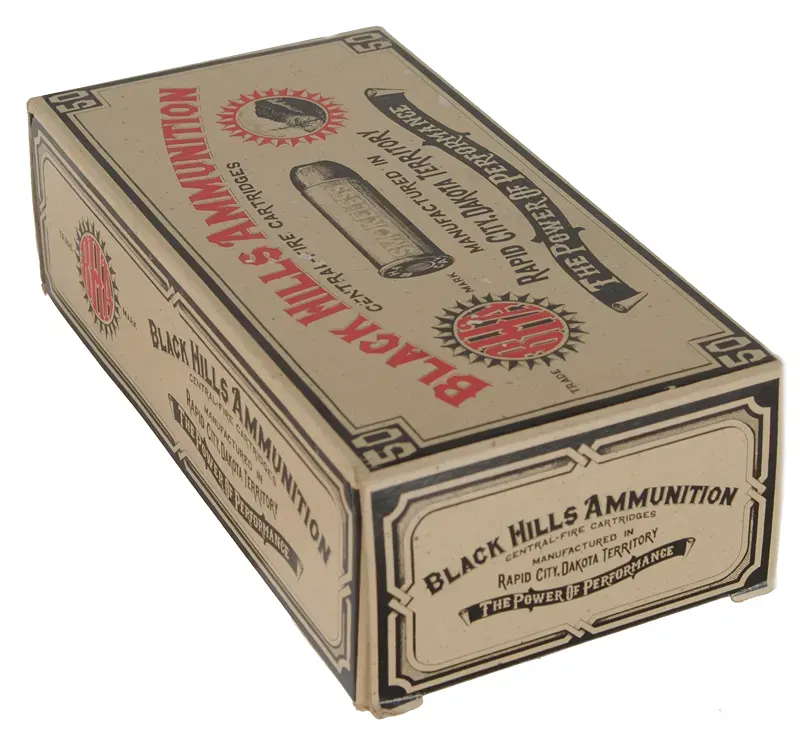 One Box of Black Hills Ammunition
.44-40 WCF,  200 grain RNFP,
box of 50 rounds 