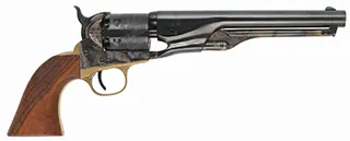 1861 Colt Navy Revolver,
.36 caliber, 7-1/2" barrel,
percussion, blued, walnut,
used, by Aldo Uberti