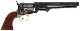 Colt 1851 Navy Revolver,
.36 caliber, 7-1/2" barrel,
percussion, blued, walnut, 
used, factory box, by A. Uberti