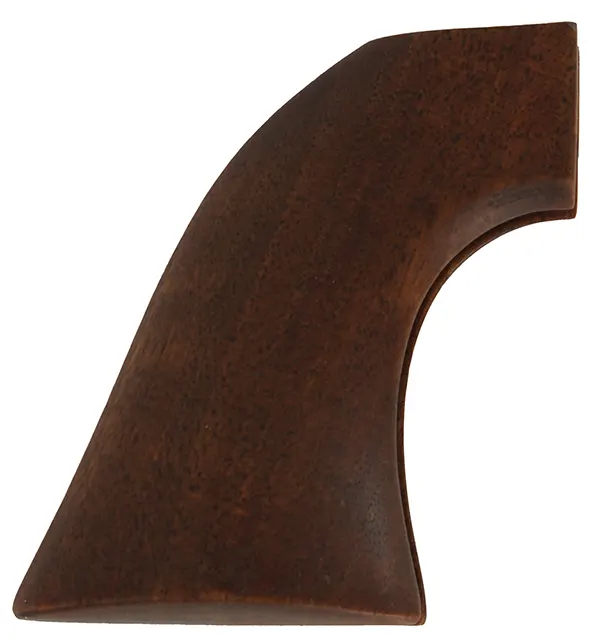 1861 Navy Revolver
walnut grip, blued steel backstrap, 
blued steel triggerguard, no screws, by A. Uberti & Co.

