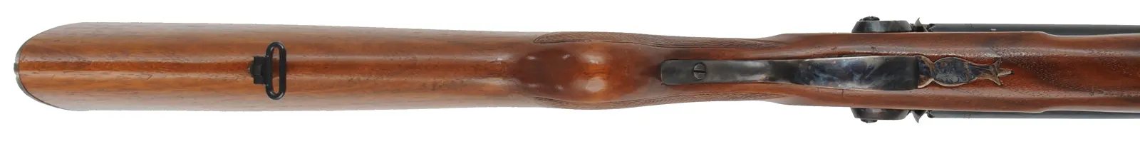 Kodiak Express Double Rifle,
.50 caliber, 28" barrels,
percussion, checkered walnut, iron trim,
used, by Davide Pedersoli Kodiak Express Double Rifle,
.50 caliber, 28" barrels,
percussion, checkered walnut, iron trim,
used, by Davide Pedersoli