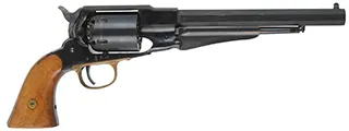 1858 Remington New Model Army Revolver,
.44 caliber, 8" barrel, 
percussion, blued steel frame, 
used, by Euroarms