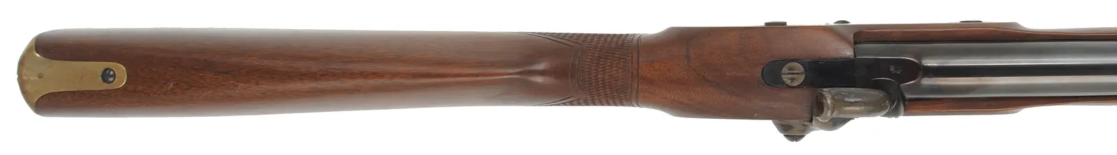 Enfield Volunteer Rifle,
.451 caliber Alexander Henry Rifling for bullet, 33" barrel,
percussion, checkered walnut, two band,
used, made in England by Parker Hale Enfield Volunteer Rifle,
.451 caliber Alexander Henry Rifling for bullet, 33" barrel,
percussion, checkered walnut, two band,
used, made in England by Parker Hale