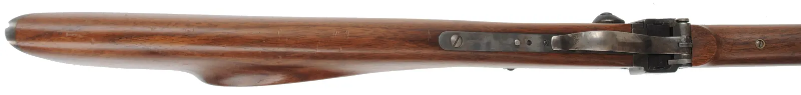 Little Sharps Rifle
caliber .22 Long Rifle, 28" barrel,
Chiappa action, walnut, pewter forend
tang sight, globe front sight, used