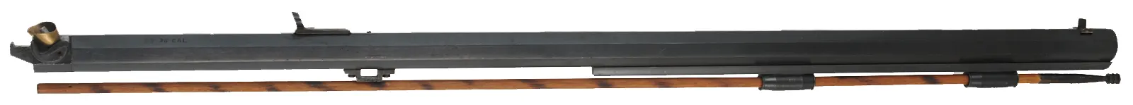 Green Mountain IBS Barrel,
.36 caliber, 28" by 15/16" octagon, 
1-48" twist, percussion, blued, 
used, with California sights fitted 