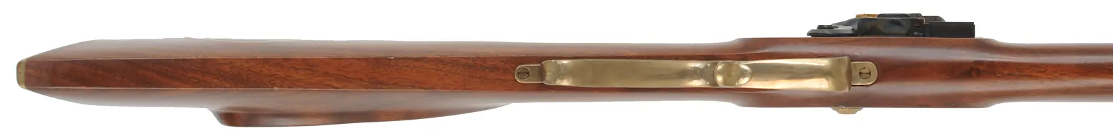 Thompson Center Hawken Rifle
.50 caliber, 28" barrel,
flintlock, walnut, brass, used Thompson Center Hawken Rifle
.50 caliber, 28" barrel,
flintlock, walnut, brass, used