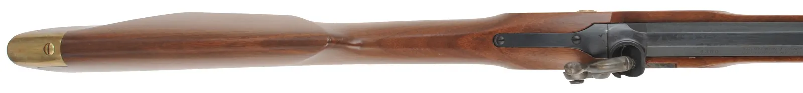 Thompson Center Cherokee Rifle,
.45 caliber, 24" barrel,
percussion, walnut, brass,
double set triggers, used Thompson Center Cherokee Rifle,
.45 caliber, 24" barrel,
percussion, walnut, brass,
double set triggers, used