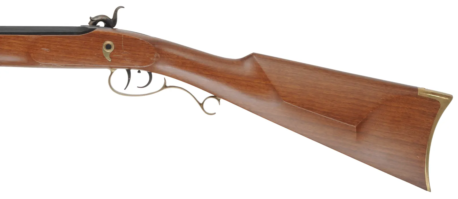 Thompson Center Cherokee Rifle,
.45 caliber, 24" barrel,
percussion, walnut, brass,
double set triggers, used Thompson Center Cherokee Rifle,
.45 caliber, 24" barrel,
percussion, walnut, brass,
double set triggers, used