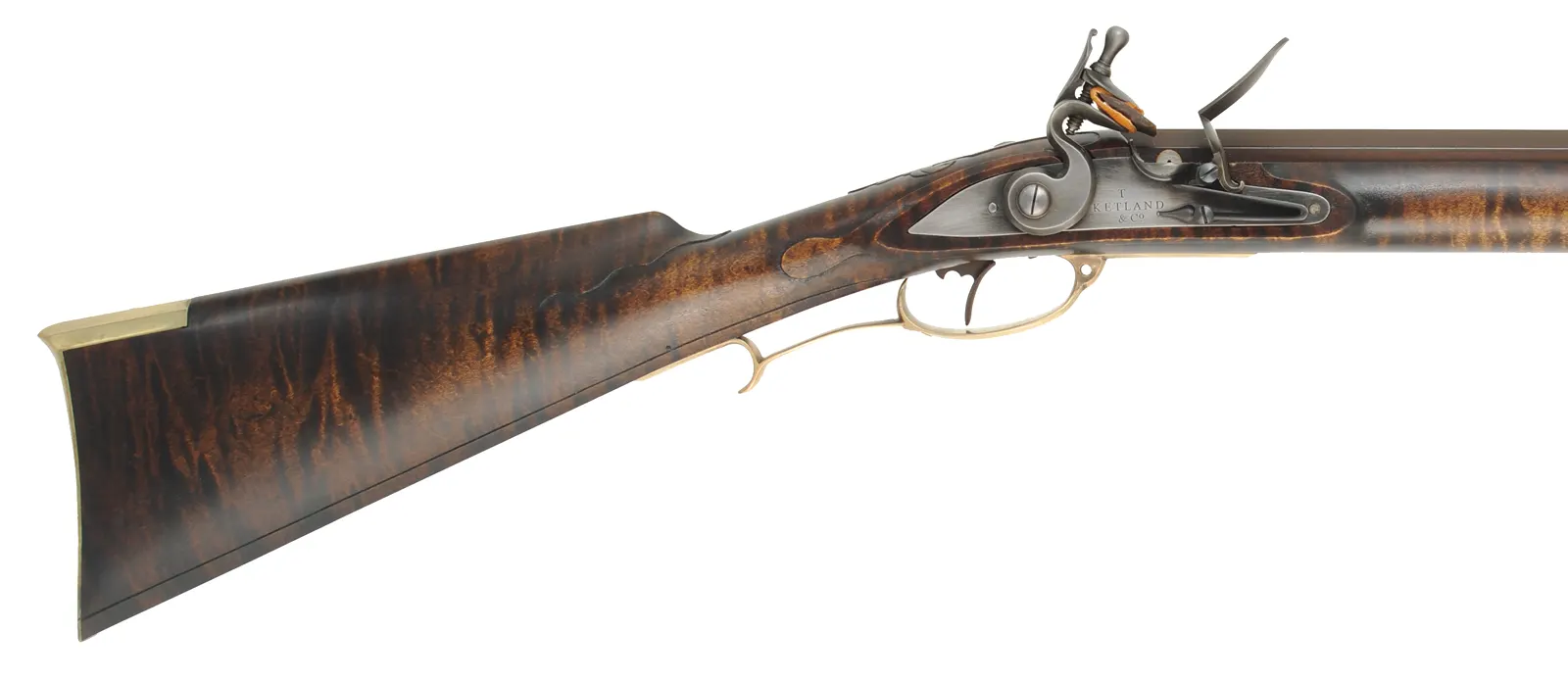 Pennsylvania Barn Rifle,
.54 caliber, 38" Green Mountain barrel,
early Ketland flintlock, maple, brass trim, 
as-new, unfired, by M. Compton