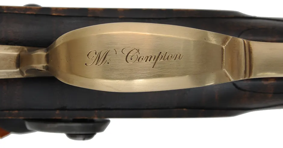 Pennsylvania Barn Rifle,
.54 caliber, 38" Green Mountain barrel,
early Ketland flintlock, maple, brass trim, 
as-new, unfired, by M. Compton