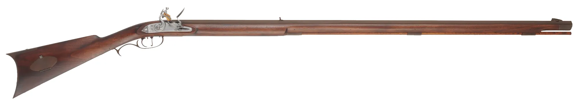 Southern Mountain Rifle,
 .50 caliber 42" Colerain barrel,
late Ketland flintlock, walnut, iron trim,
new, unfired, by Mike Compton Southern Mountain Rifle,
 .50 caliber 42" Colerain barrel,
late Ketland flintlock, walnut, iron trim,
new, unfired, by Mike Compton