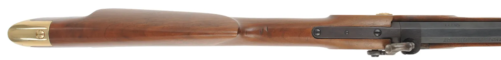 T/C Hawken Rifle,
.50 caliber,  28" barrel,
percussion, walnut, brass, 
used by Thompson Center Arms