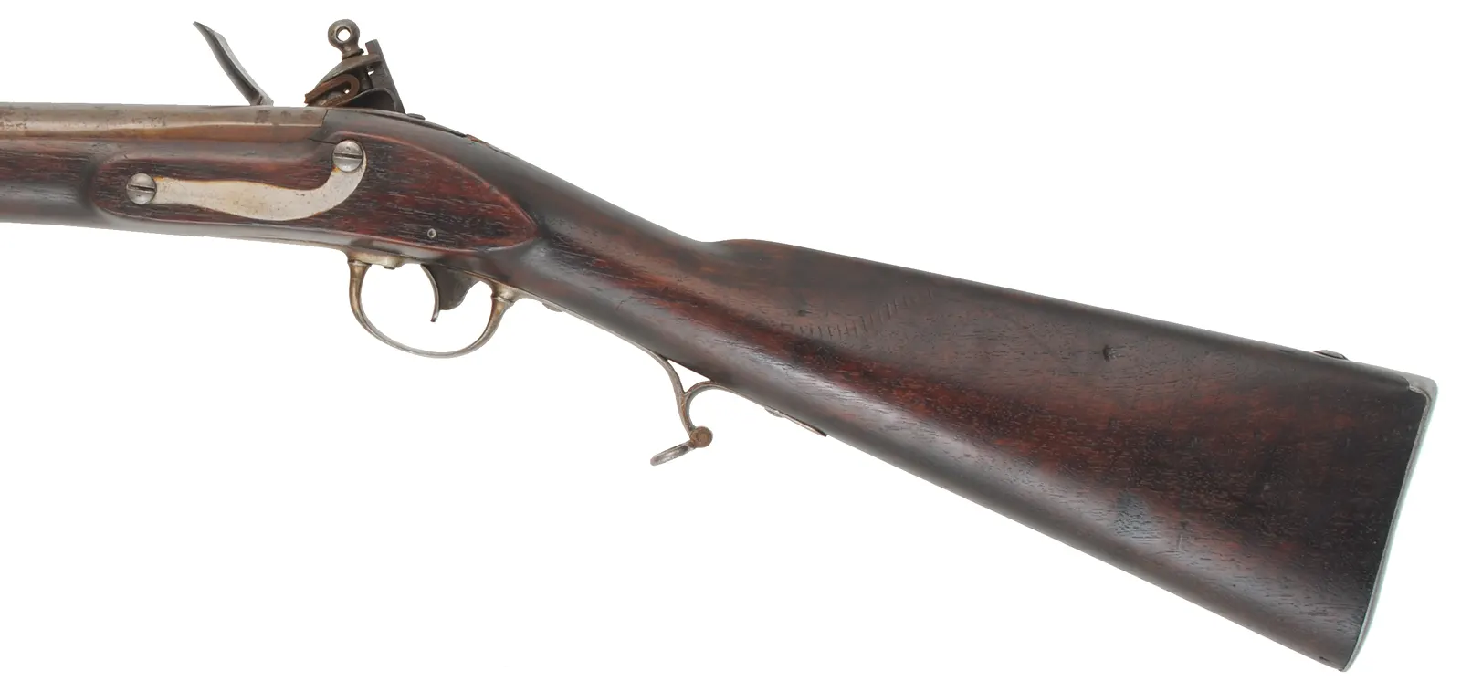 Antique U. S. Model 1817 Common Rifle,
.54 caliber 36" barrel,
flintlock, walnut with repair, iron,
1824 date, by R. Johnson