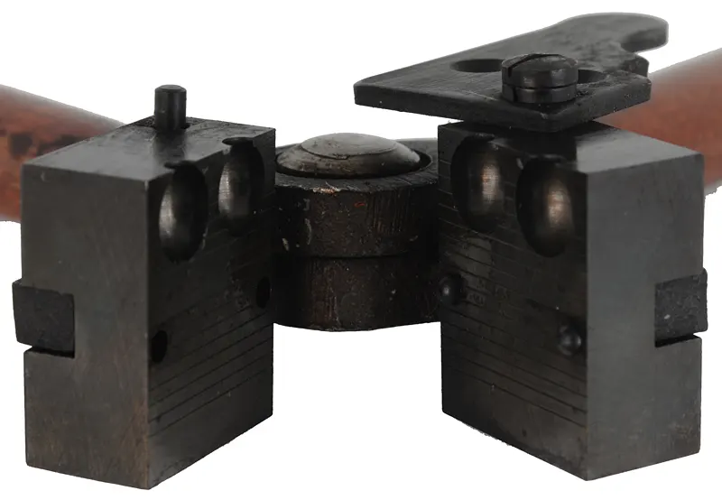 Ruger Old Army Revolver,
.45 caliber, 7-1/2" barrel, 
percussion, blued, walnut, 
adjustable target sights, nipple wrench, 
Lyman round ball mold, holster, used