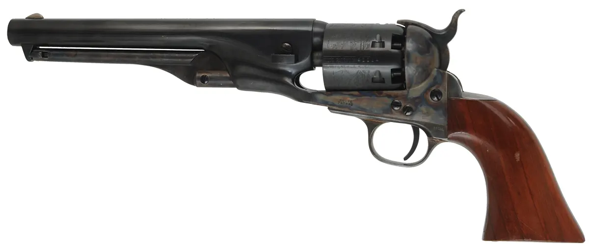 1861 Navy Revolver,
.36 caliber, 7-1/2" barrel, 
silver plated triggerguard, no box,
COLT brand - Second Generation