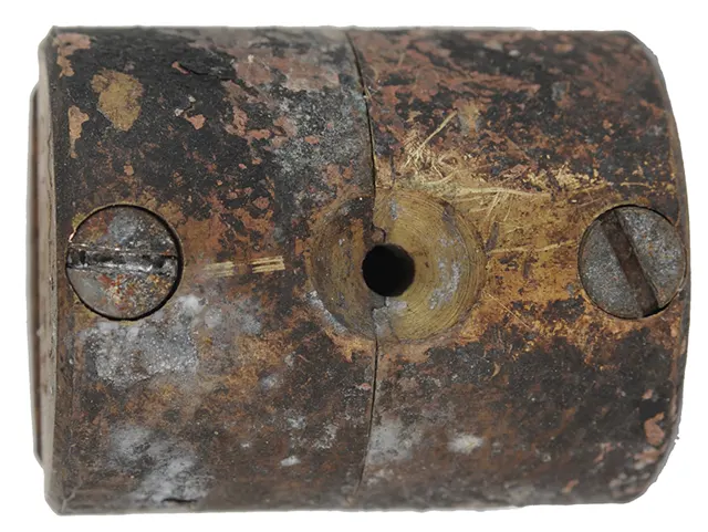 Used J.T. Bullet Mold Blocks,
.610" diameter ball, no sprue cutter,
well used appearance