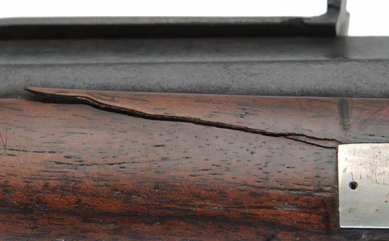 Antique Ohio Halfstock Rifle,
.36 caliber, 34" barrel, 
percussion, walnut, brass,
signed David Hudson 