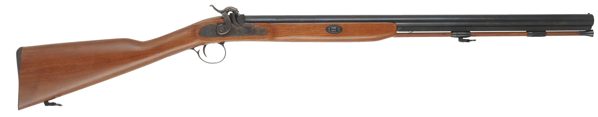 Thompson Center New Englander Shotgun,
12 gauge with screw in choke, 27" barrel,
percussion, walnut, iron trim, sling mounts, used