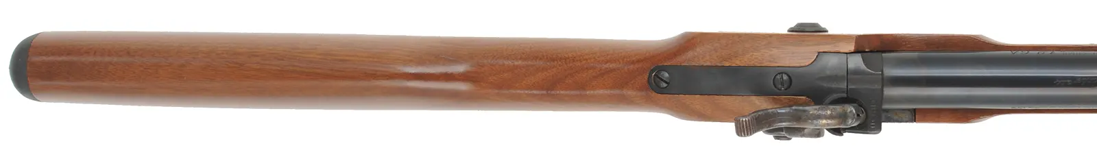 Thompson Center New Englander Shotgun,
12 gauge with screw in choke, 27" barrel,
percussion, walnut, iron trim, sling mounts, used