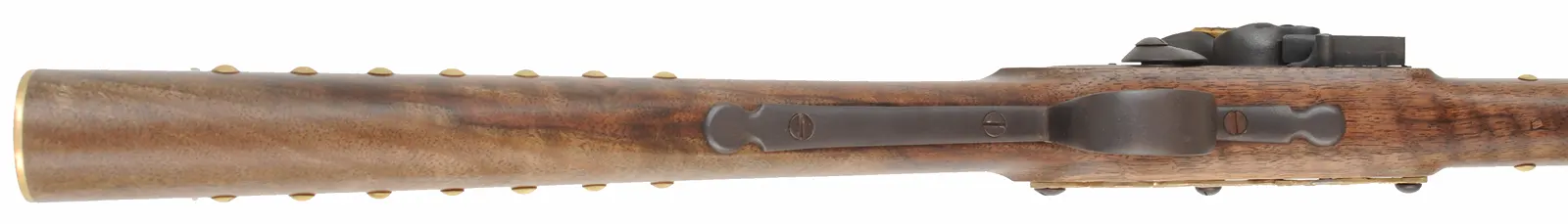 Northwest Trade Gun,
24 gauge, 32" octagon-to-round barrel,
L&R flintlock, walnut, brass tacks, 
new, unfired, by J.A. Wymore