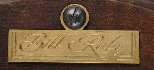 Schuetzen Offhand Target Rifle,
.40 caliber, 31" Oregon Rifle Works barrel,
walnut, brass furniture, globe & tang sight,
palm rest, engraved, by B. Raby