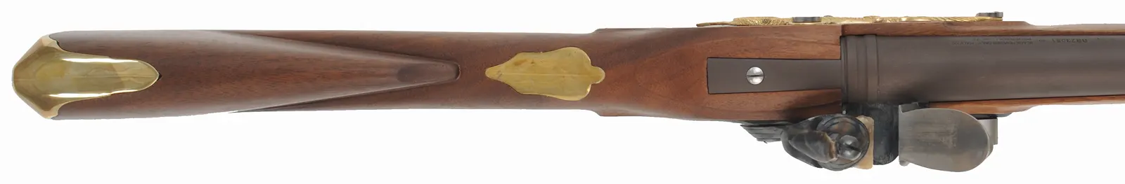 Brown Bess Carbine,
.75 caliber, 30-1/2" barrel,
GRICE 1762 flintlock, walnut stock, brass trim with serpent sideplate,
sling swivels, used, by Davide Pedersoli