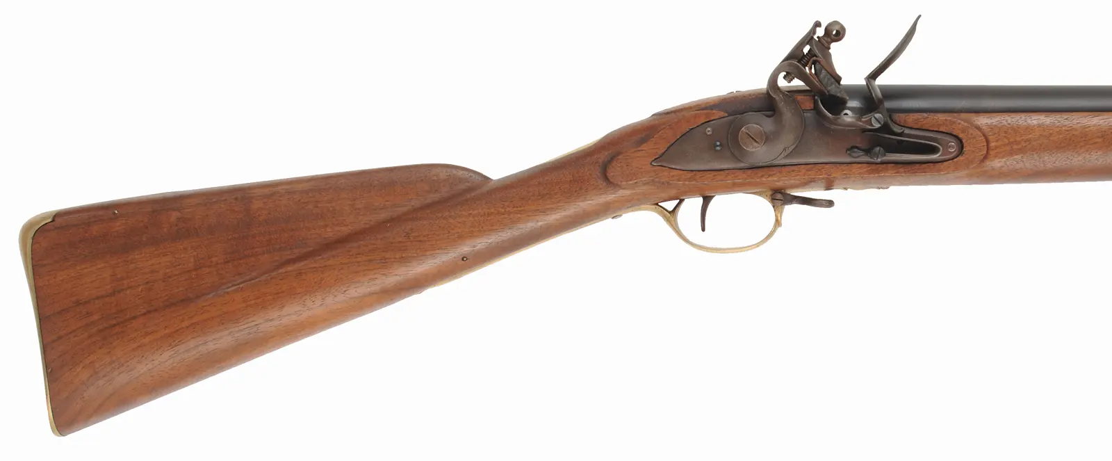 Officer's Fusil,
20 gauge smoothbore, 38-1/2" barrel,
straight grain walnut, brass furniture, used